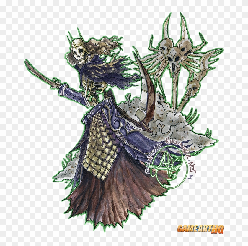 Skeleton Lords Dark Souls Ii Art - Dark Souls Skeleton Lords Clipart