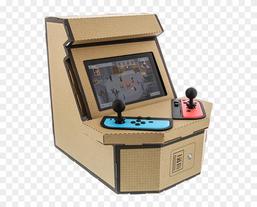 Nyko Gives Nintendo Switch Retro Arcade Look With Cardboard - Nyko Pixelquest Arcade Kit Clipart