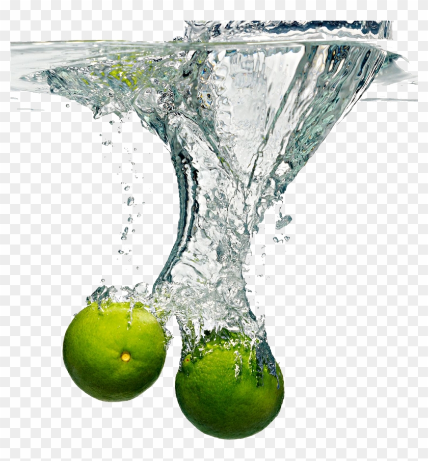 Fruit Water Splash Clipart Fox - Portable Network Graphics - Png Download #255825