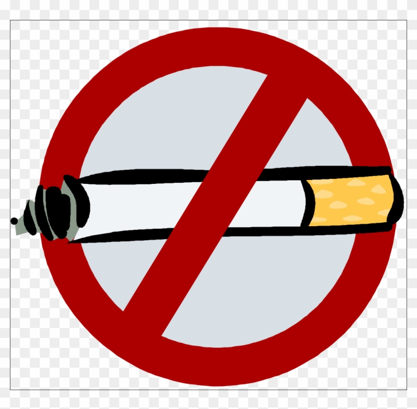 Smoke - Poster On No Smoking With Slogan Clipart