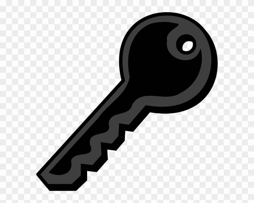 Image Library Library Black Key Clip Art At Clker Com - Key Black Clip Art - Png Download