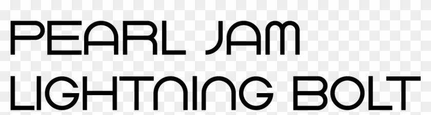 Pearl Jam 'lightning Bolt' - Pearl Jam Lightning Bolt Font Clipart #256385
