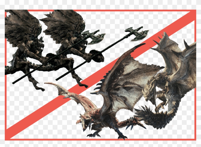 Fire Breathing, Tail Swiping Tag Team Of Death Check - D&d 5e Monster Hunter Clipart #256572