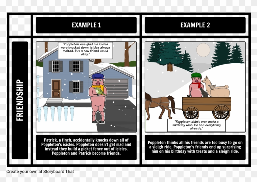 Poppleton In Winter - Treasure Of Lemon Brown Similes Clipart #256890