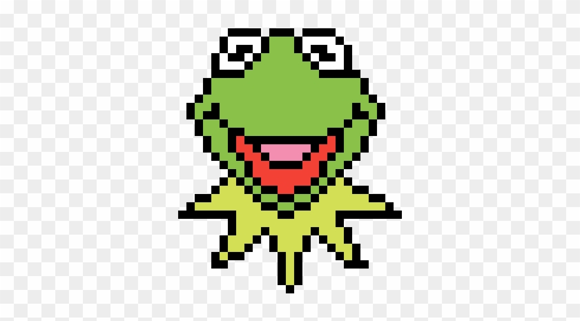 Kermit - Easy Shrek Pixel Art Minecraft Clipart