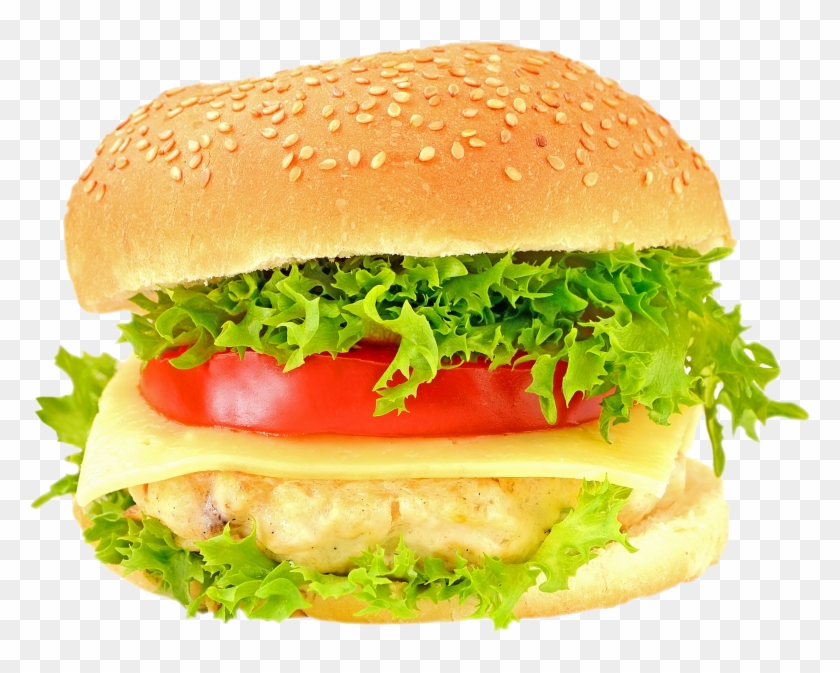 Hamburger - Pan Con Pollo Clipart #257264