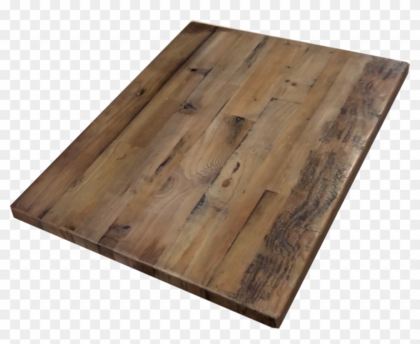 Reclaimed Wood Straight Plank Table Tops Economy - Restaurant Reclaimed Table Top Clipart #257482