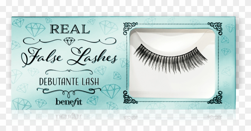 Debutante False Eyelashes Fan Out At The Ends For A - Benefit Cosmetics Lash Clipart #257510