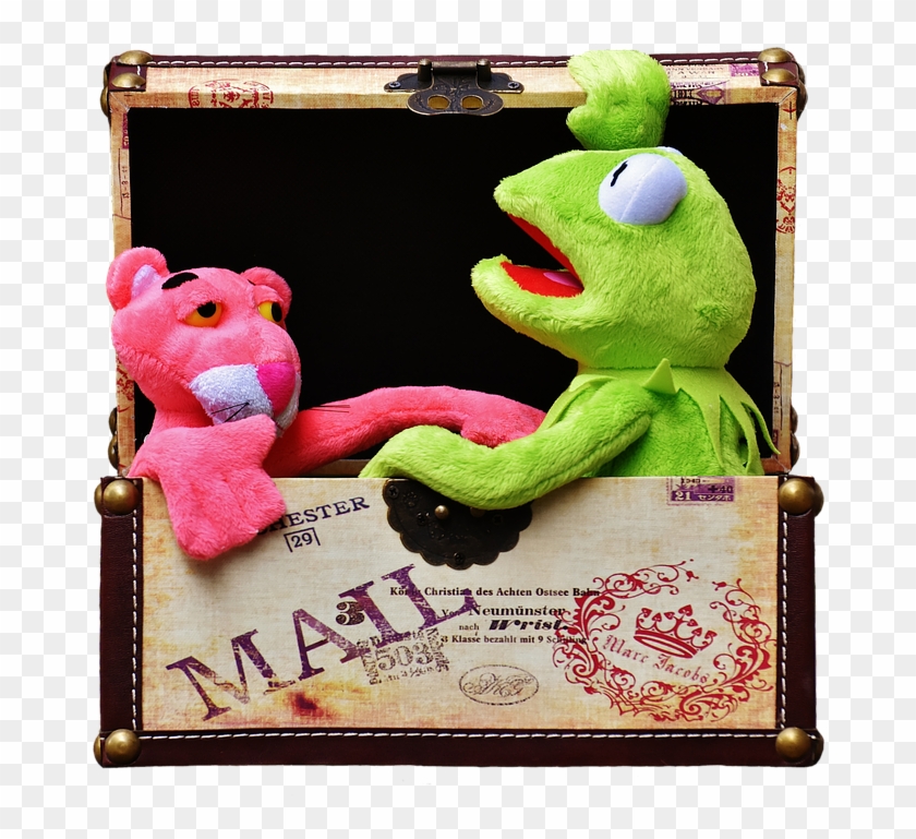 Plush Toys, Kermit, The Pink Panther, Toys, Box, Chest - Stuffed Toy Clipart
