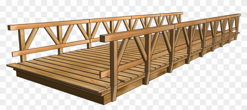 Download - Wooden Bridge Transparent Clipart #257702