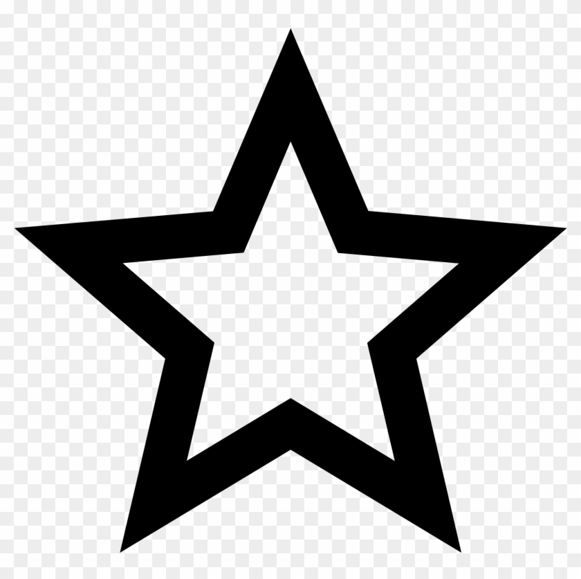 Star Outline Png - Png Star Outline Clipart #257802