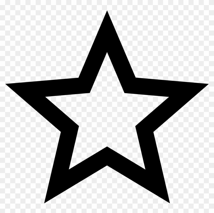Star Outline Png - Png Star Outline Clipart #257802