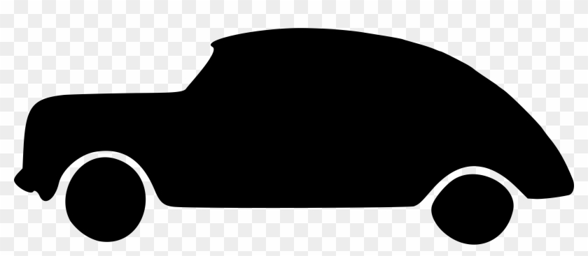 Crash Clipart Silhouette Car - Car Silhouette Clip Art - Png Download #257858