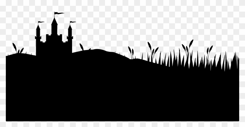 Clip Freeuse Stock Castle Silhouette - Silhouette Castle Transparent Background - Png Download