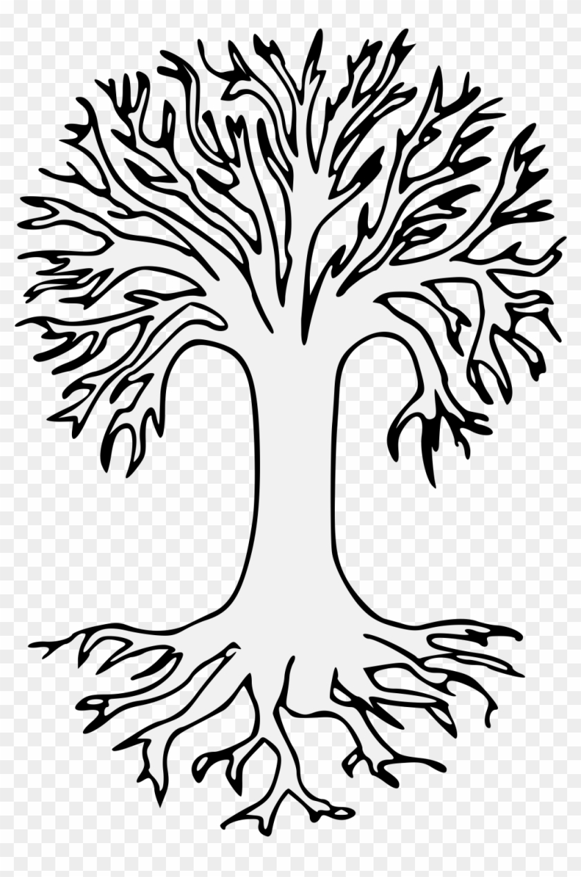 Tree Of Roots Transparent - Bare Tree On Transparent Background Clipart #257921