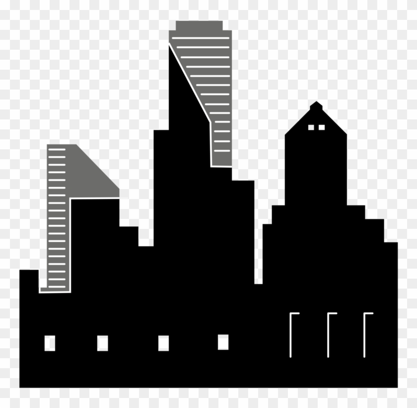Skyline Silhouette Clip Art For Liturgical Year City - City Silhouette Clip Art - Png Download