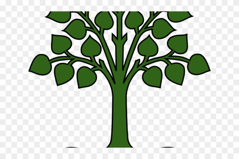 Cartoon Tree Roots - Tree Symbol On Coat Of Arms Clipart