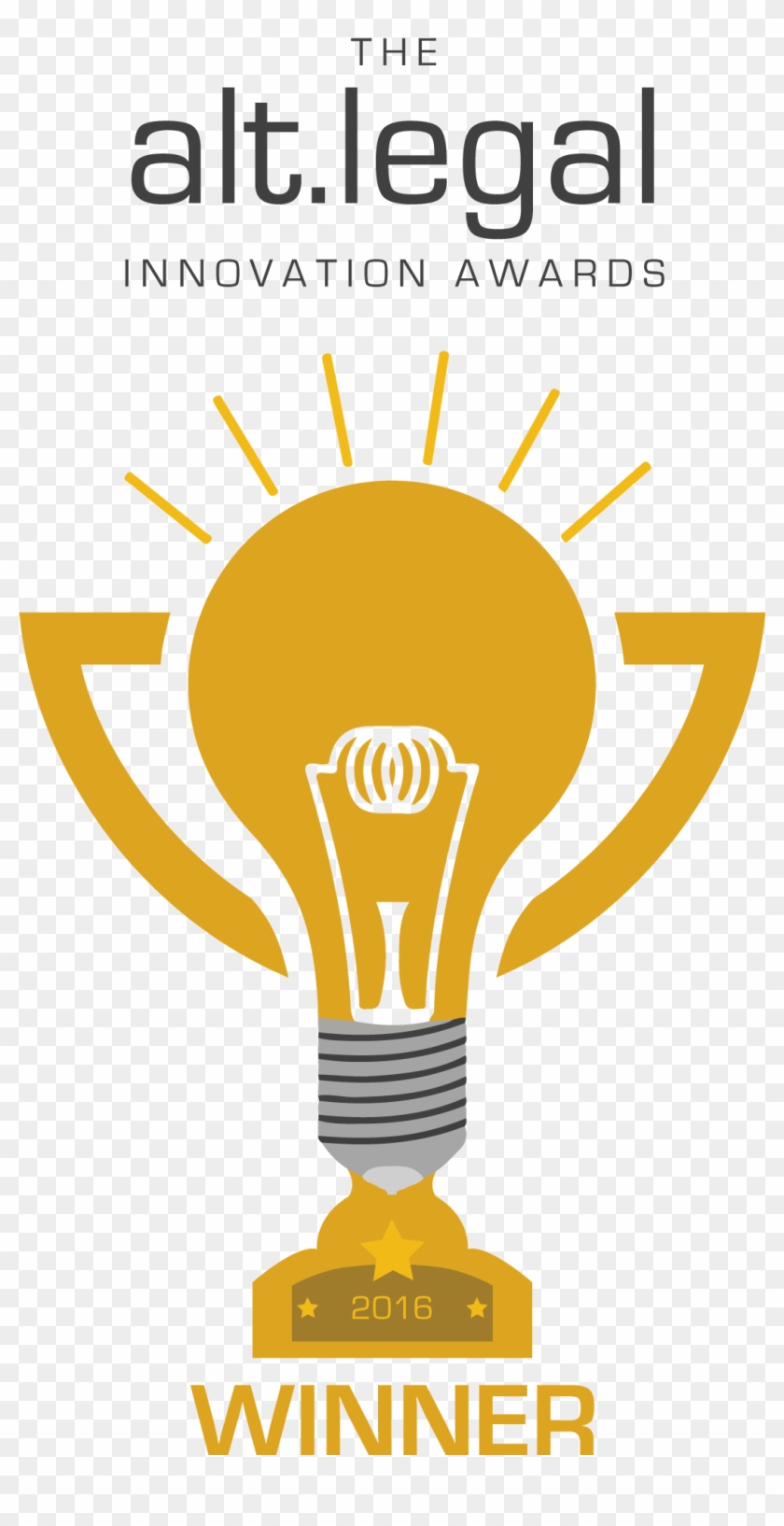 Above The Law - Innovation Trophy Clipart