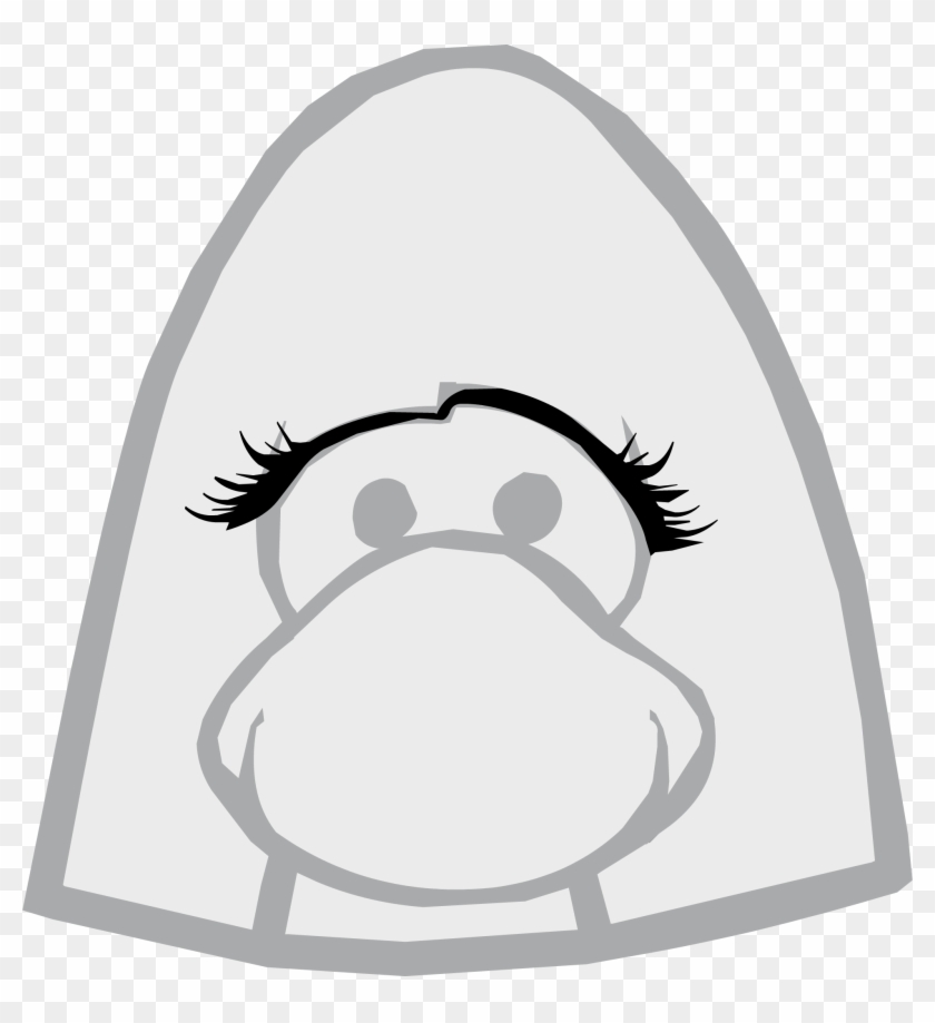 Cat Eyes With Lashes Clipart - Club Penguin The Alpha - Png Download