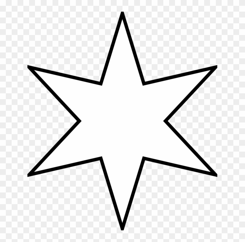 Five-pointed Star Coloring Book Shape Outline - Colouring Page Of Star Clipart