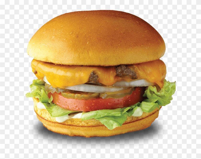 Burger With Lettuce Tomato And Onion , Png Download - Burger With Lettuce Tomato And Onion Clipart #258447