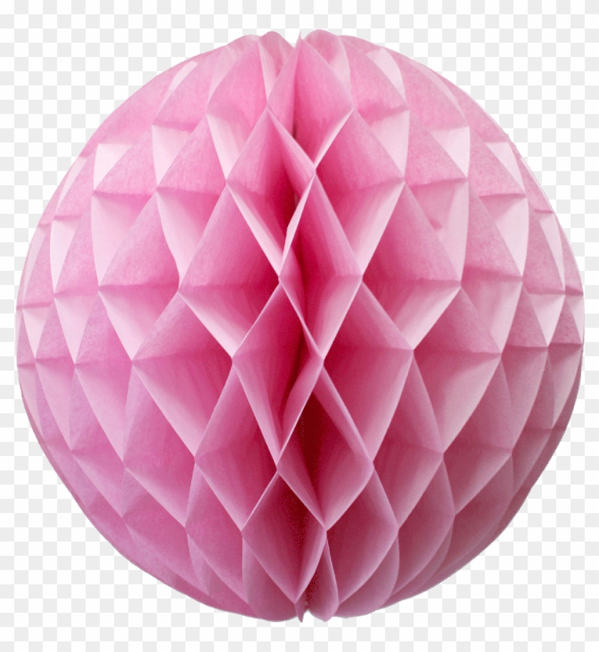 16 Inch Pink Honeycomb Lanterns - Honeycomb Lantern Clipart