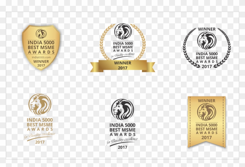 04, Licensed Logos For All Winners - India 5000 Best Msme Awards 2017 Clipart #258717