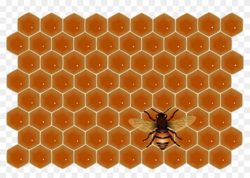 Go To Image - Small Hexagon Mosaic Tiles Clipart #258800