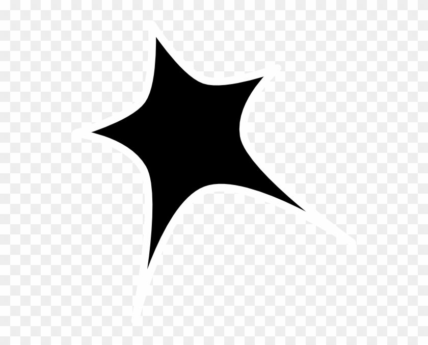 Black And White Vector Star Clipart
