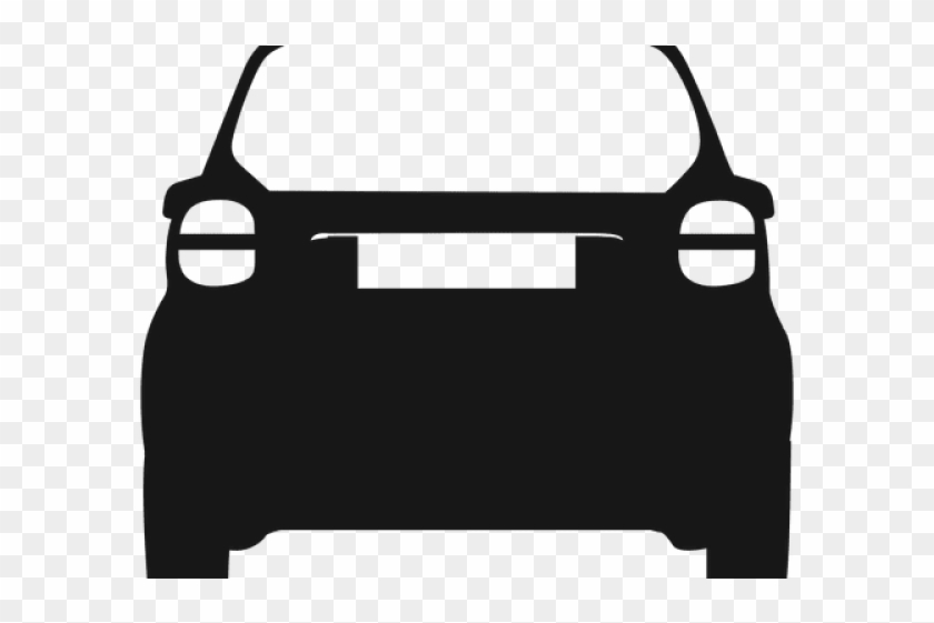 Rear Clipart Car Silhouette - Png Download #258852