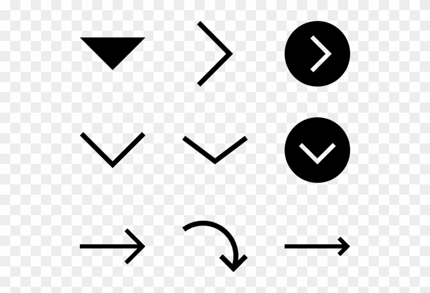 Solid Arrow Collection - Arrow Png Clipart