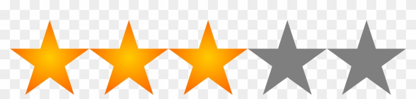 3 Star Png - 4 Out Of 5 Stars Clipart