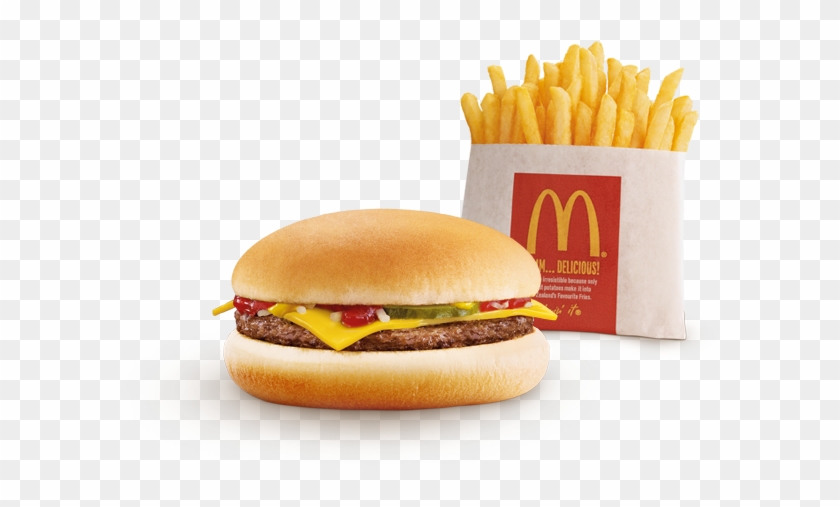 Clip Freeuse Library And Fries Png For Free Download - Mcdonalds Burger And Chips Transparent Png