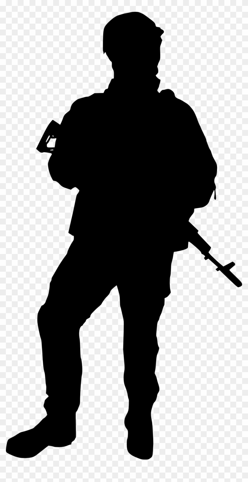 Free Download - Soldier Silhouette No Background Clipart #259092