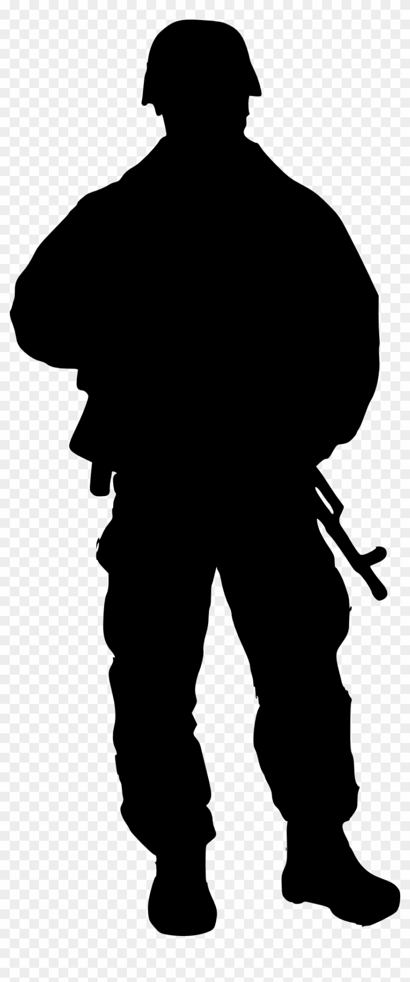 Free Png Soldier Silhouette Png - Soldier Silhouette Png Clipart #259253