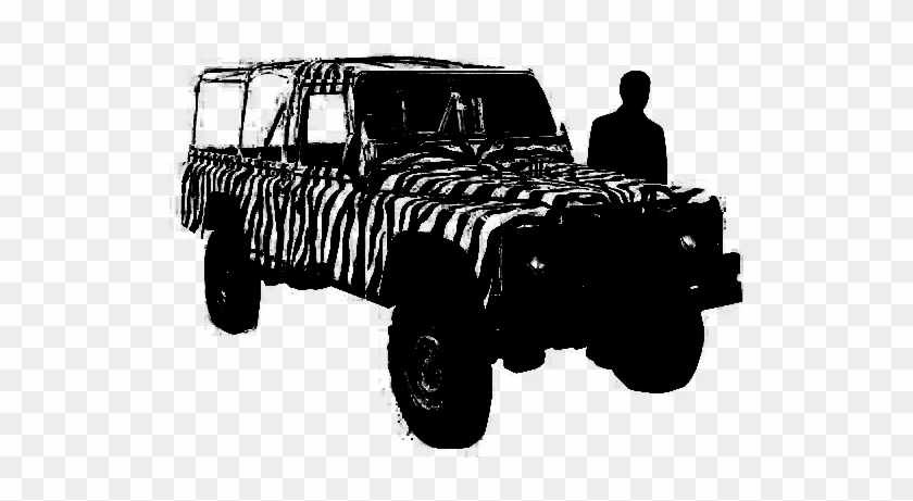 Safari Jeep Silhouette - Off-road Vehicle Clipart