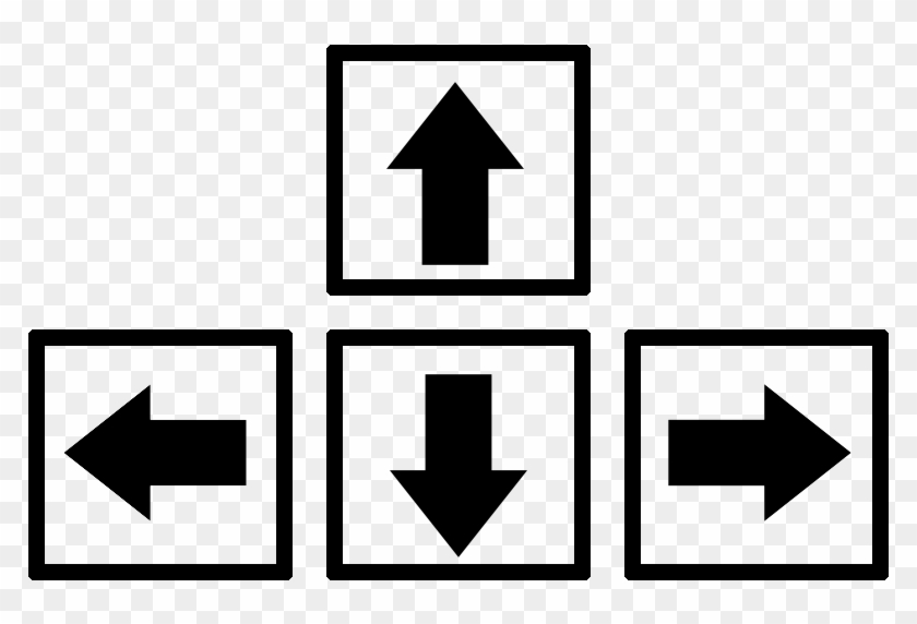 Arrow Key Transparent Background - Arrow Keys Transparent Background Clipart