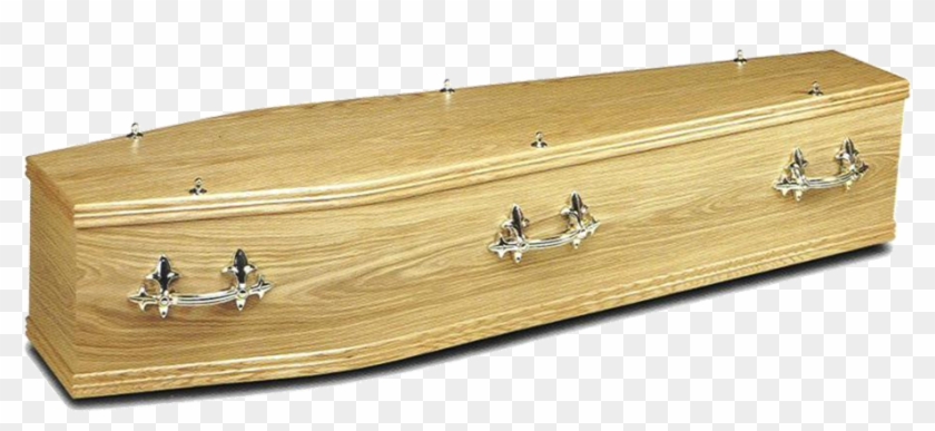 Veneered Oak - Coffin Png Clipart