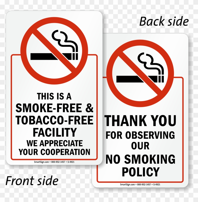 Twincal 2 Sided Window Decals - Smoking Clipart