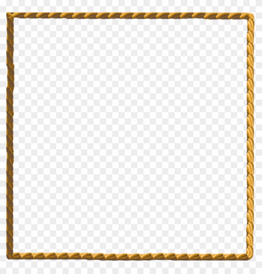 Rope Border - Cowboy Borders Transparent Background Clipart