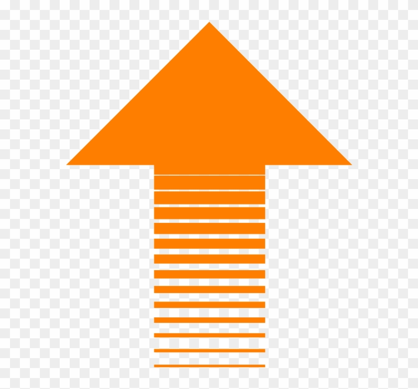 Up Arrow Free Png Image - Arrow Up Orange Clipart