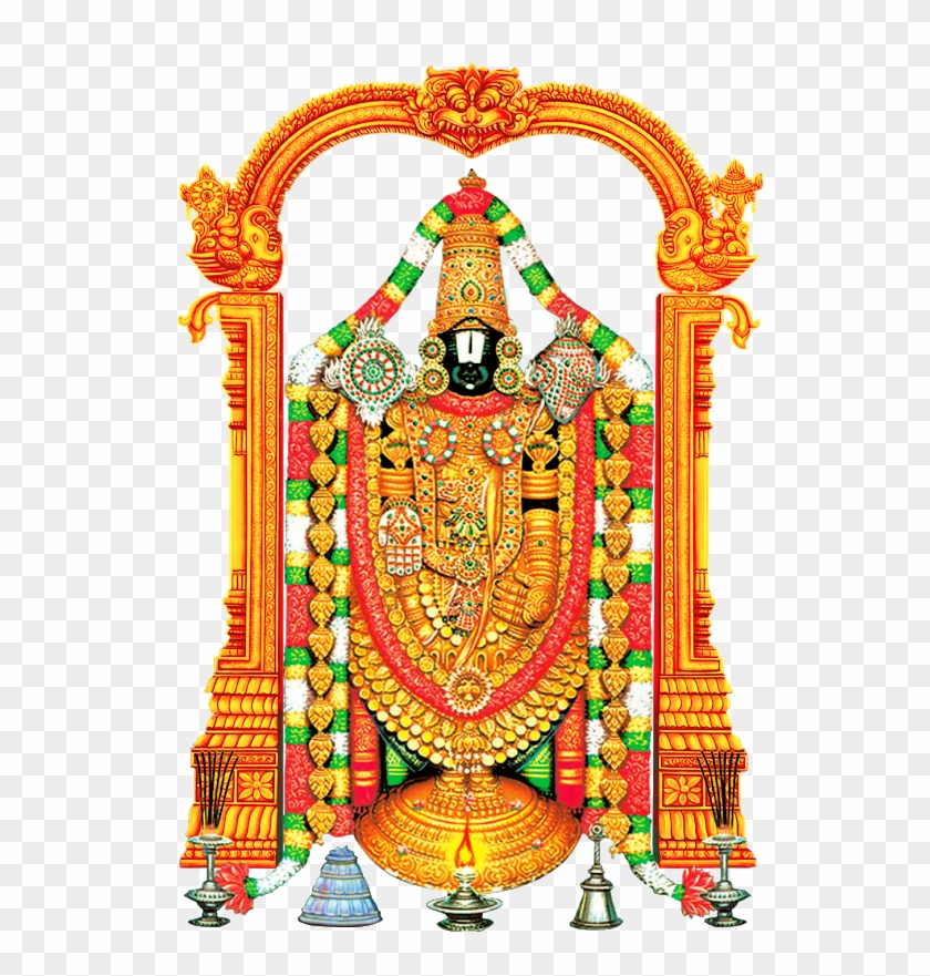 Lord Tirupati Venkateswara And Lord Vishnu Transparent - Lord Venkateswara Swamy Clipart #2500059