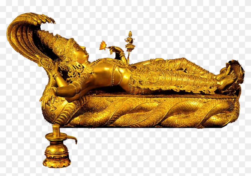 Lord Vishnu As Padmanabha In Thiruvanathapuram, Kerala - Sree Padmanabhaswamy Temple Kerala Clipart #2500176