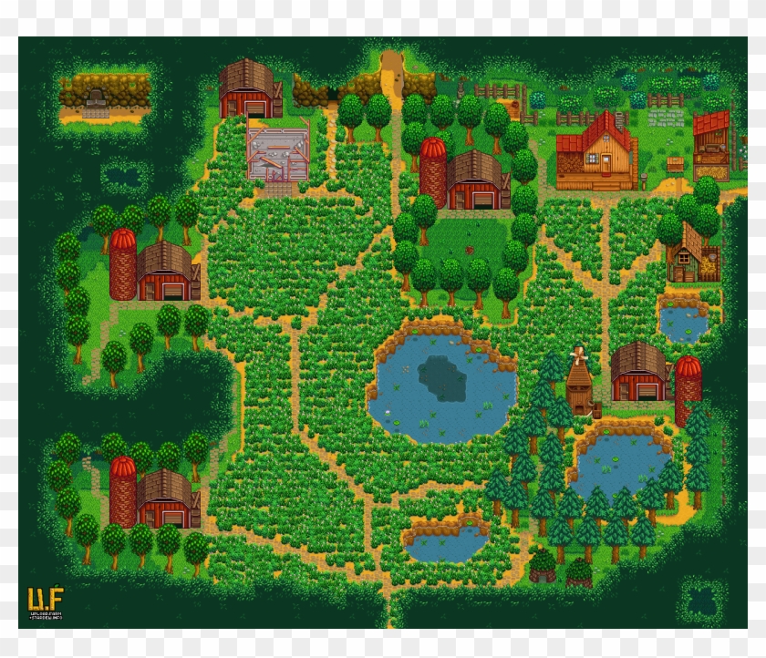 My New Plan For A Forest Ranch - Stardew Valley Map Planner Forest Clipart #2500439