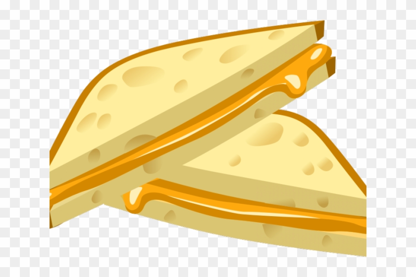 Grilled Cheese Clipart Triangle Sandwich - Grilled Cheese Sandwich Cartoon - Png Download