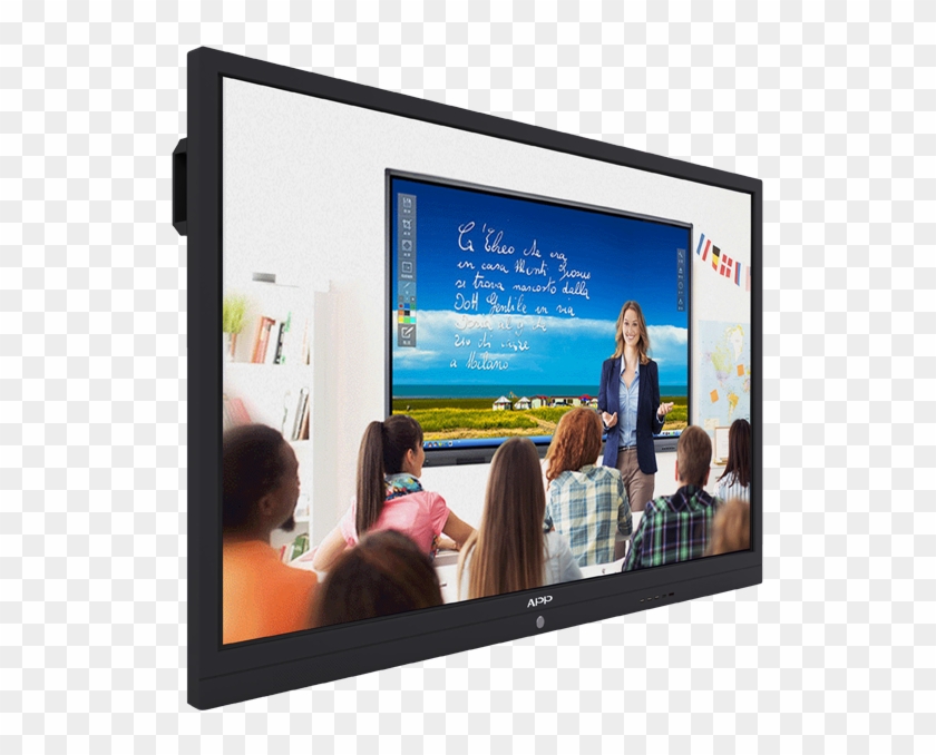 75 Inch Touch Screen Monitor /smart Tv For Education - Led-backlit Lcd Display Clipart #2500604