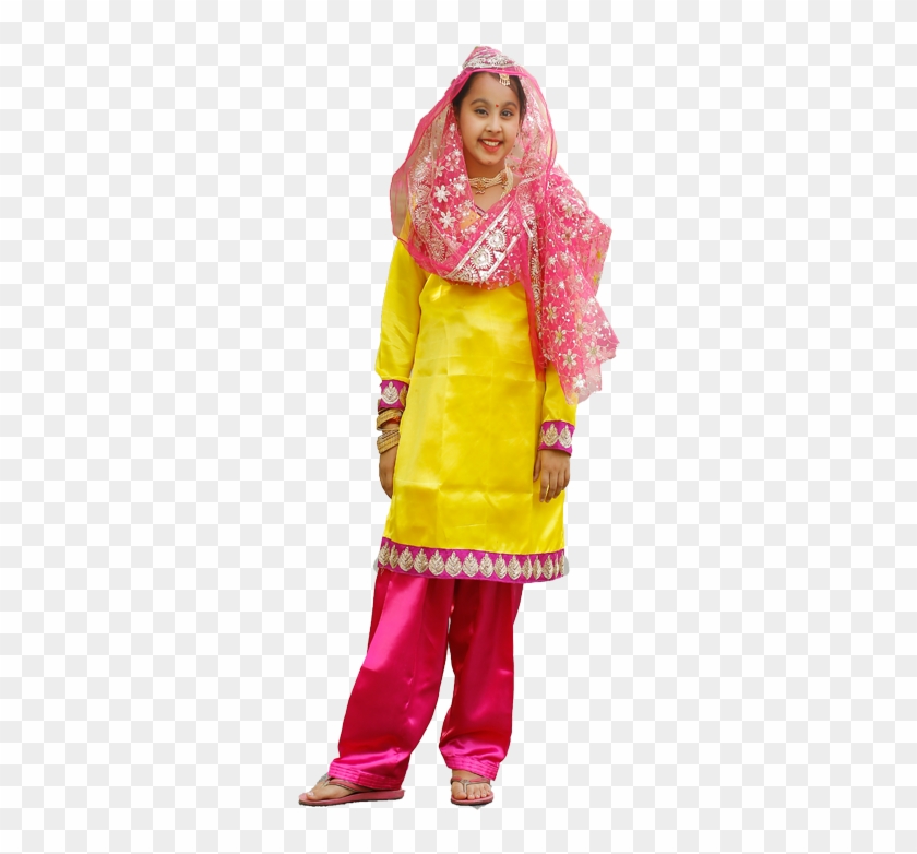 Punjabi-girl - Fancy Dress Competition Punjabi Girl Clipart