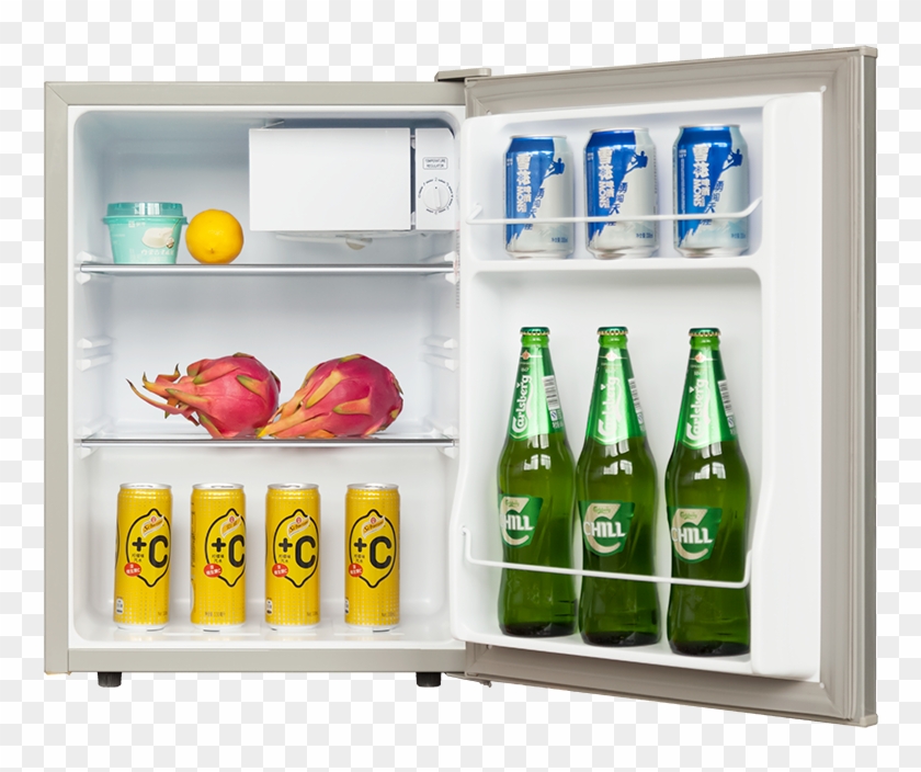 68l Single Door Dc Fridge - Refrigerator Clipart