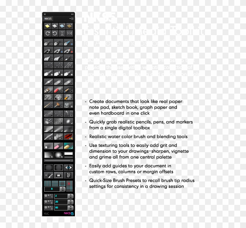 Nks5 Essential Media Toolkit For Photoshop Cs5 - Photoshop Toolkit Clipart