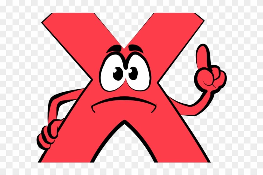 Red Cross Mark Clipart Wrong Answer - Tick And Cross Cartoon - Png Download #2501966